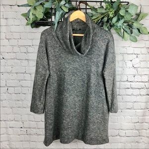 Papermoon Lianne Cowl Neck Gray Sweater